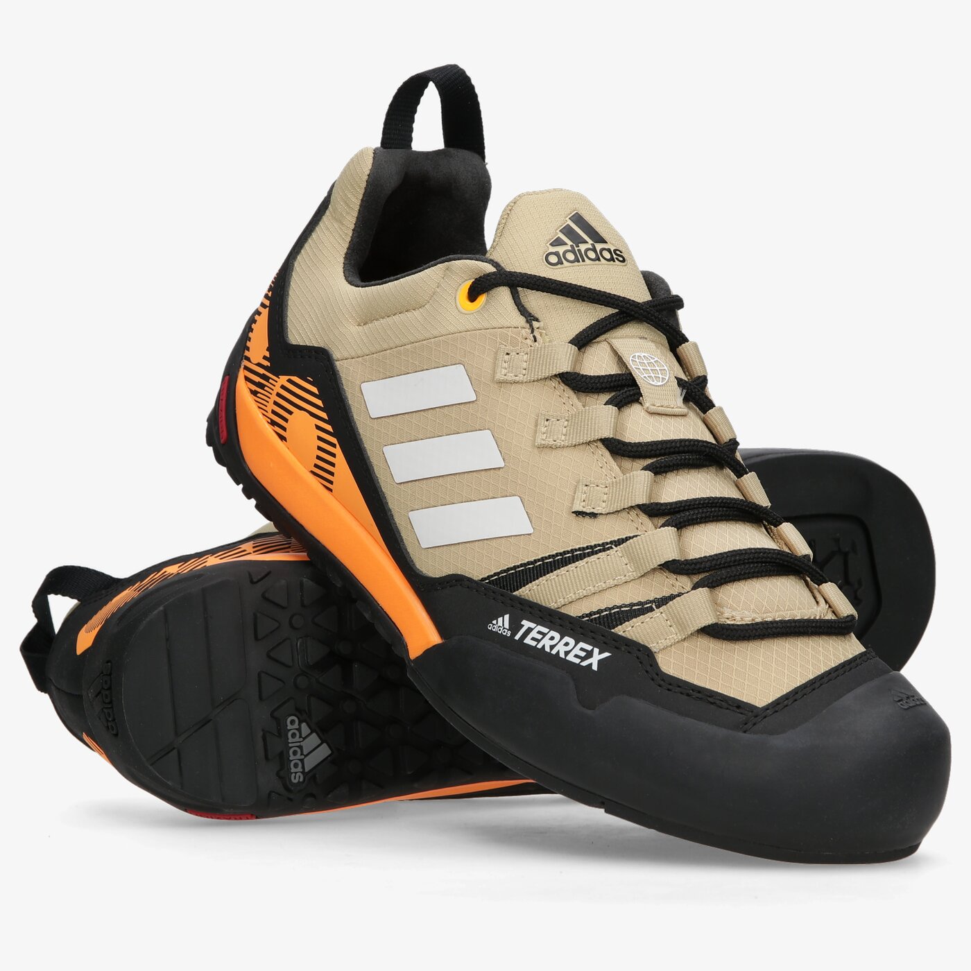 Мъжки туристически обувки ADIDAS TERREX SWIFT SOLO 2 gz0333 цвят каки