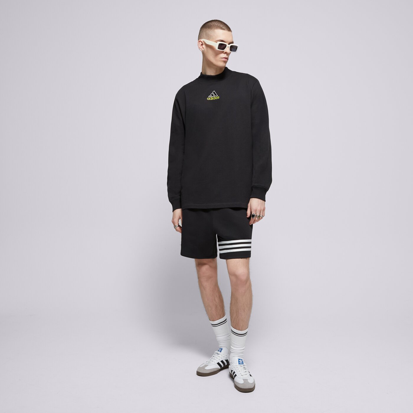 Мъжки суичър ADIDAS СУИТЧЪР LS MOCK NECK Q1 jd5401 цвят черен