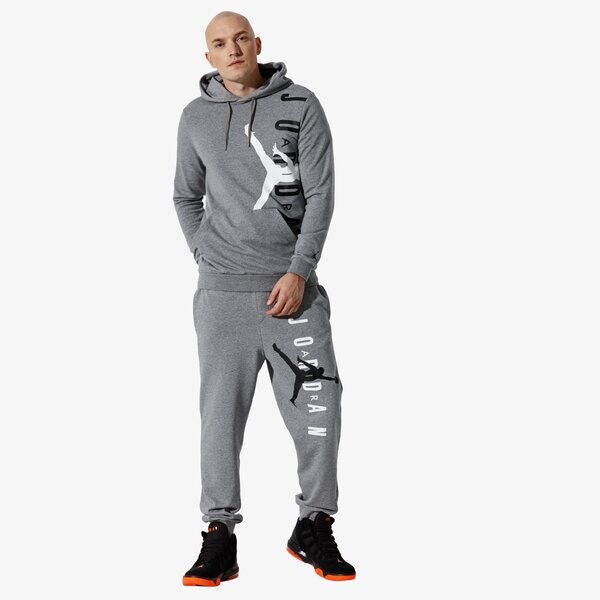 Мъжки суичър JORDAN СУИТЧЪР JUMPMAN AIR LWT PO ao0446-091 цвят сив