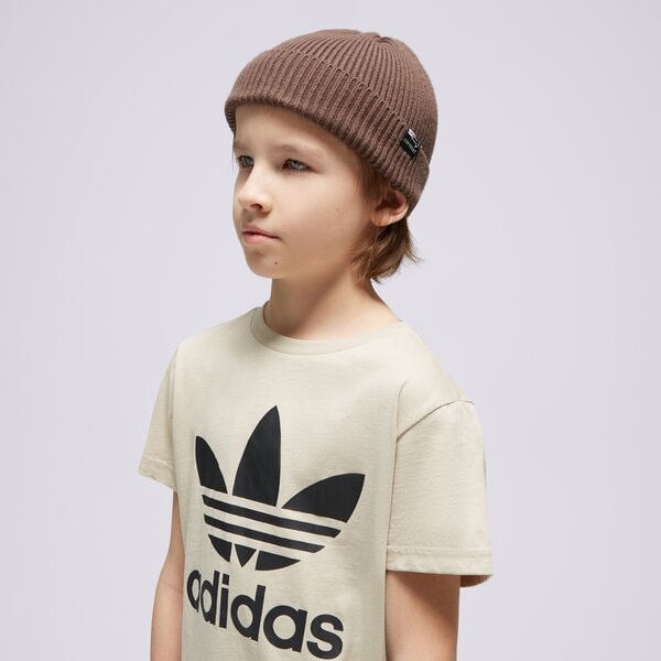 Детска тениска ADIDAS ТЕНИСКА TREFOIL TEE BOY ij7179 цвят бежов