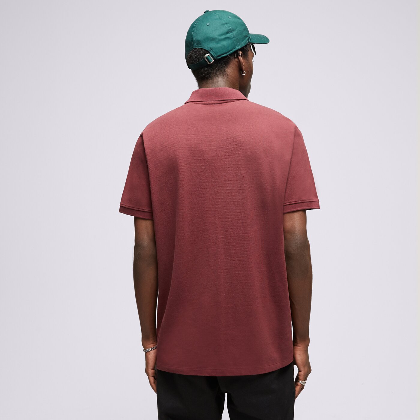 Мъжка тениска TIMBERLAND ТЕНИСКА SMALL LOGO PRINT   ТЕНИСКА ТИП ПОЛО (REGU tb0a5pgci301 цвят бордо