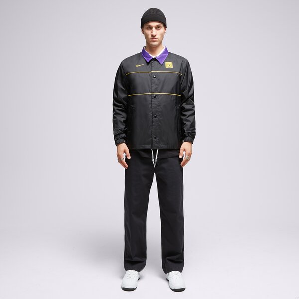 Мъжко преходно яке NIKE ЯКЕ LAL MNK JKT LTWT CTS NBA dx9839-010 цвят черен