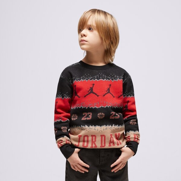 Детски суичър JORDAN СУИТЧЪР MJ HOLIDAY FLC CREW BOY 95c724-023 цвят многоцветен