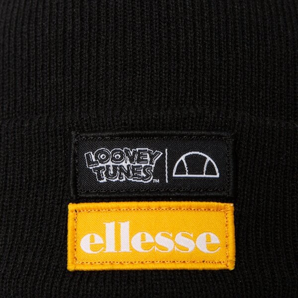 Дамска зимна шапка ELLESSE ШАПКА JACKS JUNIOR POM POM BEANIE BLK smla2964011 цвят черен