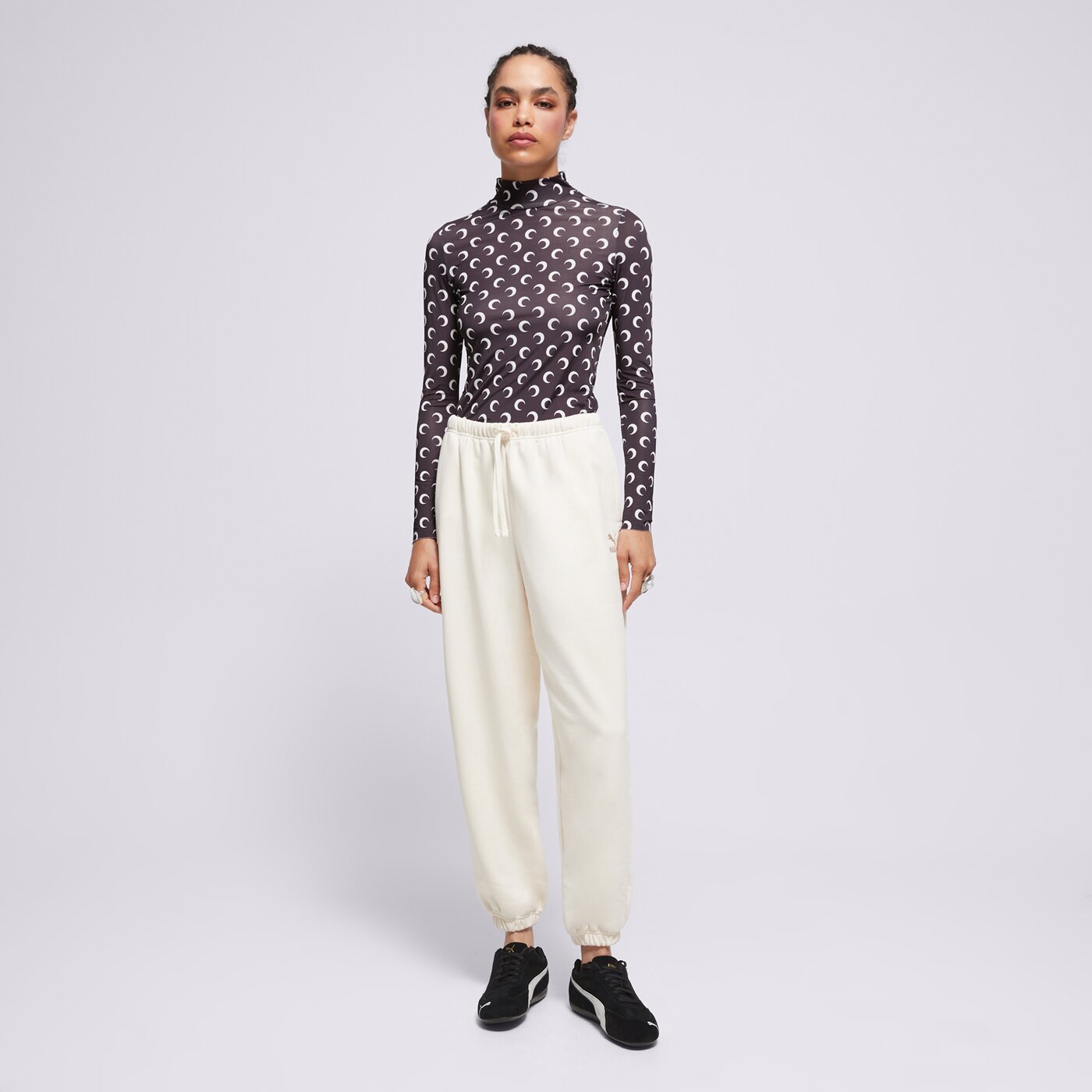 Дамски панталони PUMA ПАНТАЛОНИ BETTER CLASSICS 62423399 цвят бежов