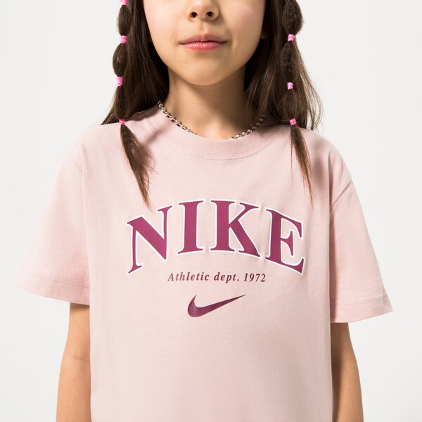 Детска тениска NIKE ТЕНИСКА G NSW TREND BF TEE PRNT fd0888-601 цвят розов
