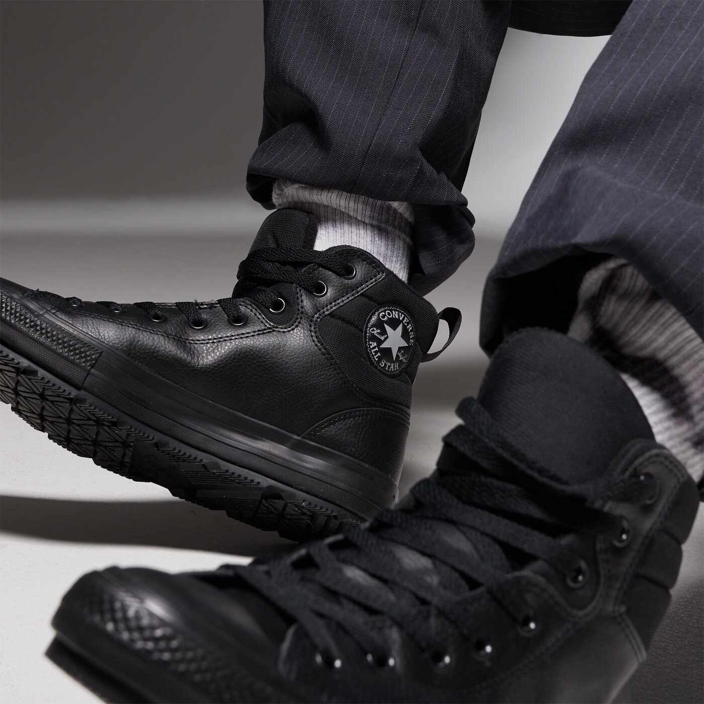 Мъжки маратонки CONVERSE CHUCK TAYLOR ALL STAR BERKSHIRE BOOT 171447c цвят черен