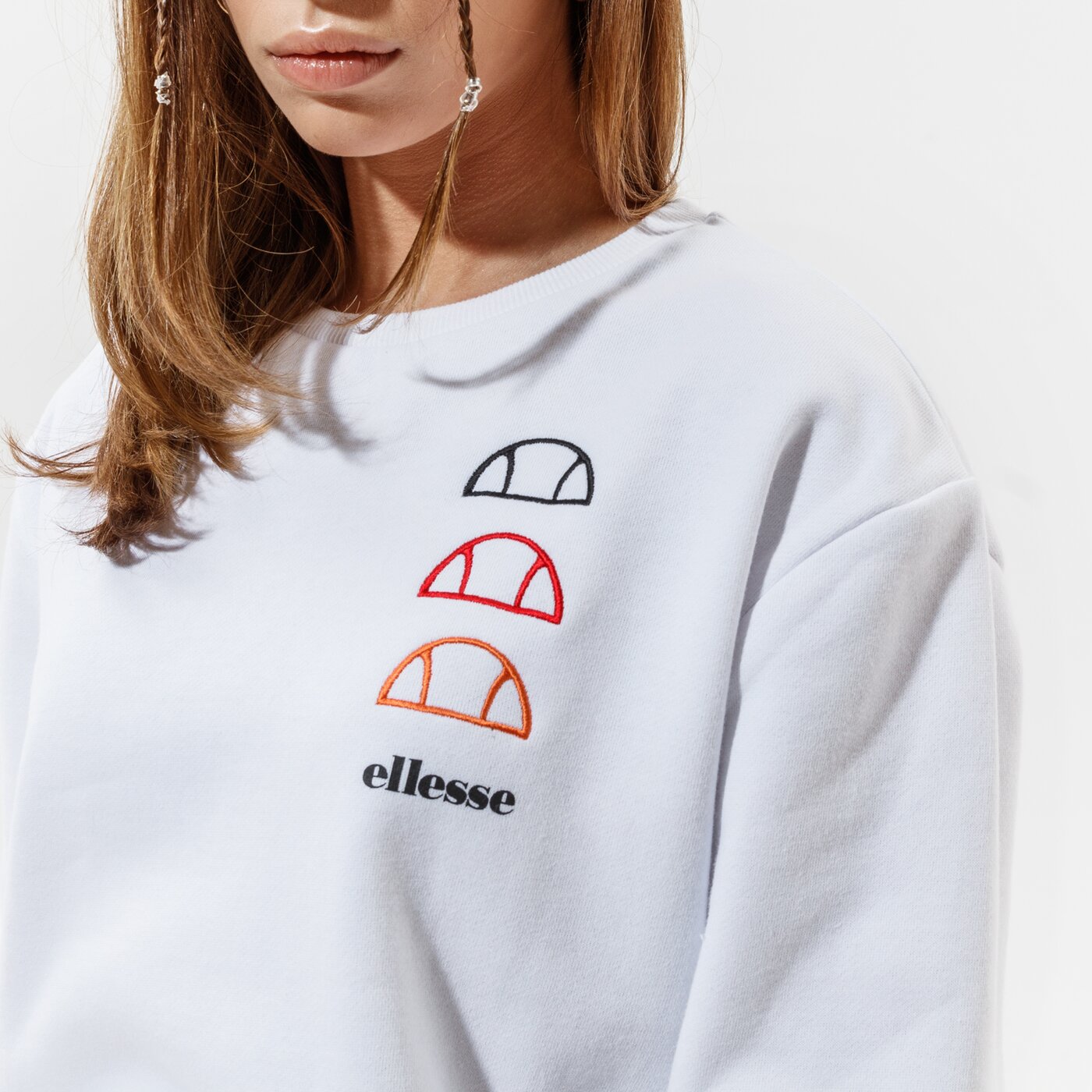 Дамски суичър ELLESSE СУИТЧЪР GLENATO sgg09815white цвят бял