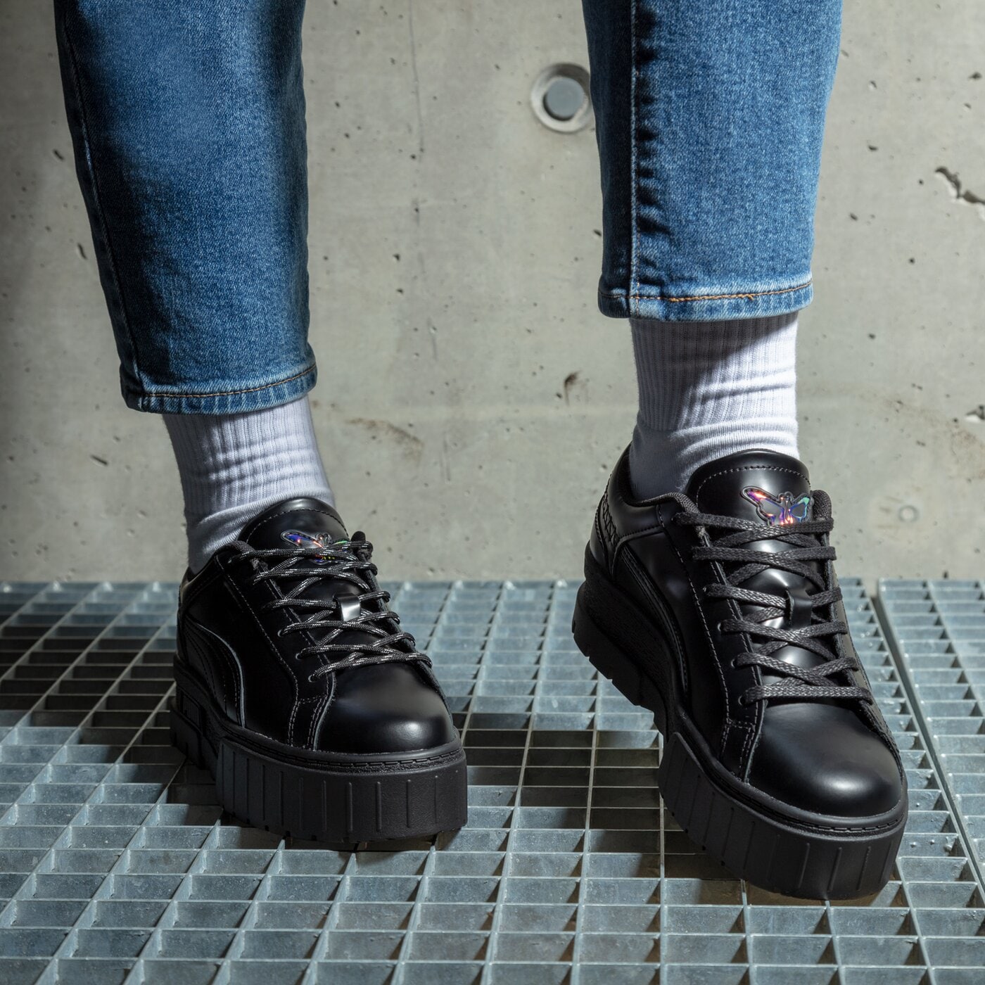 Дамски маратонки PUMA MAYZE FLUTUR DUA LIPA 38801301 цвят черен