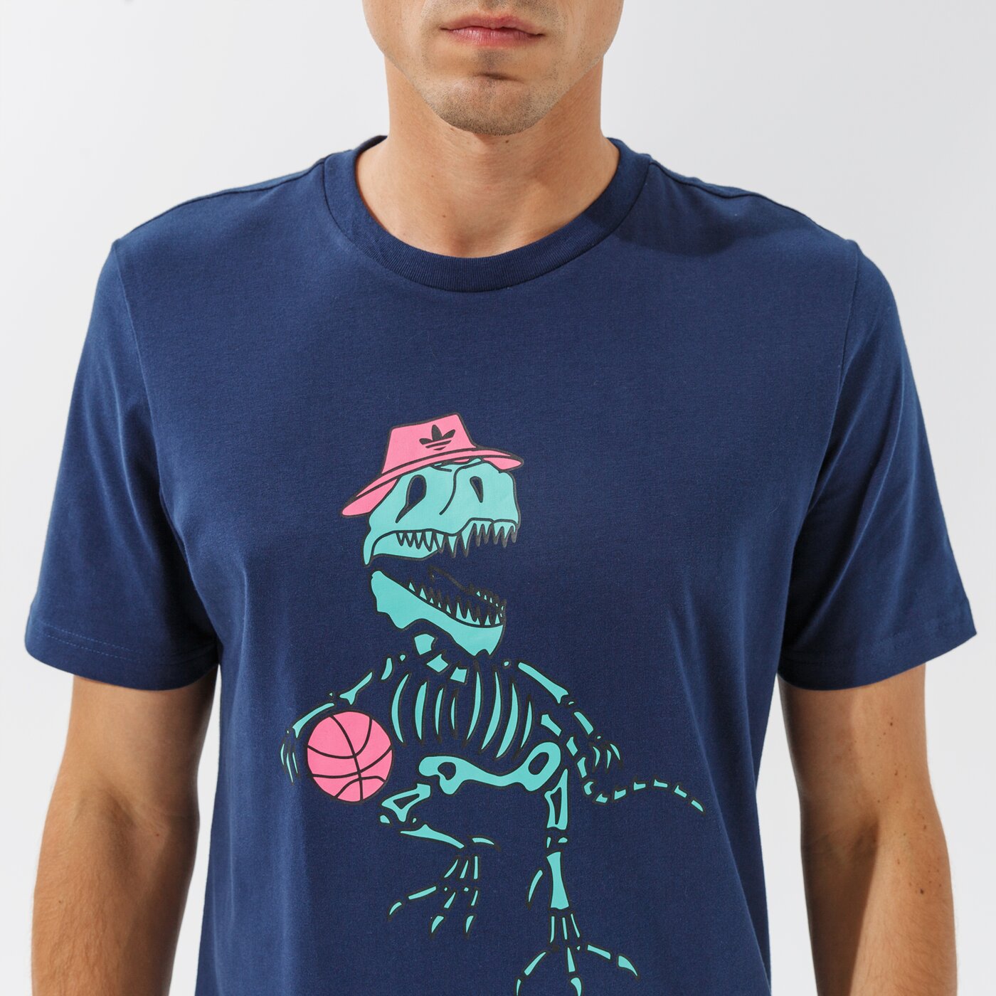 Мъжка тениска ADIDAS ТЕНИСКА 5 DINO TEE h13455 цвят тъмносин