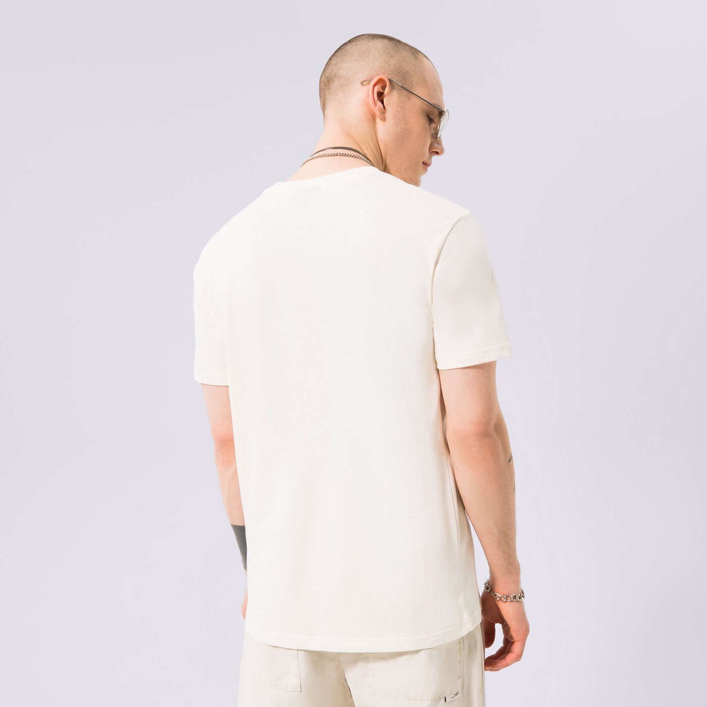 Мъжка тениска ELLESSE ТЕНИСКА AZZINA OFF WHITE smg19603904 цвят бял