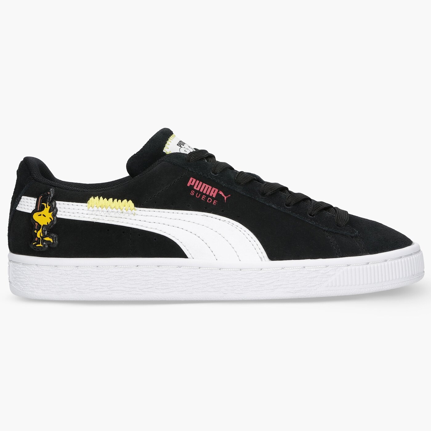 Детски маратонки PUMA PEANUTS SUEDE CLASSIC XXI JR 38093301 цвят черен