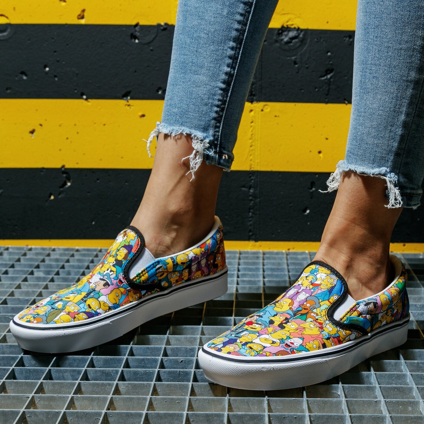 Дамски маратонки VANS UA COMFYCUSH SLIP-ON vn0a3wmd1tj цвят многоцветен