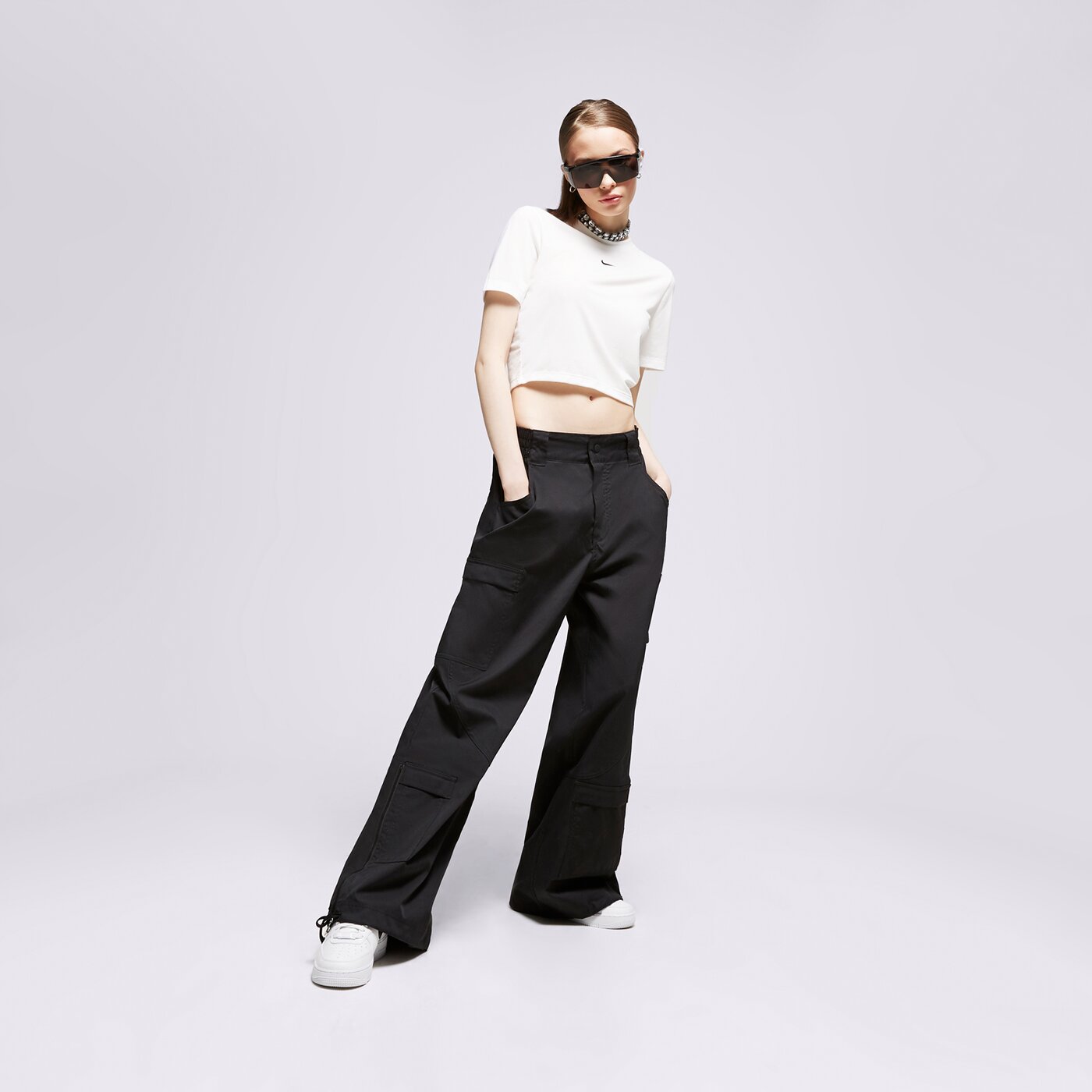 Дамски панталони JORDAN ПАНТАЛОНИ W J CHICAGO PANT dz3349-010 цвят черен