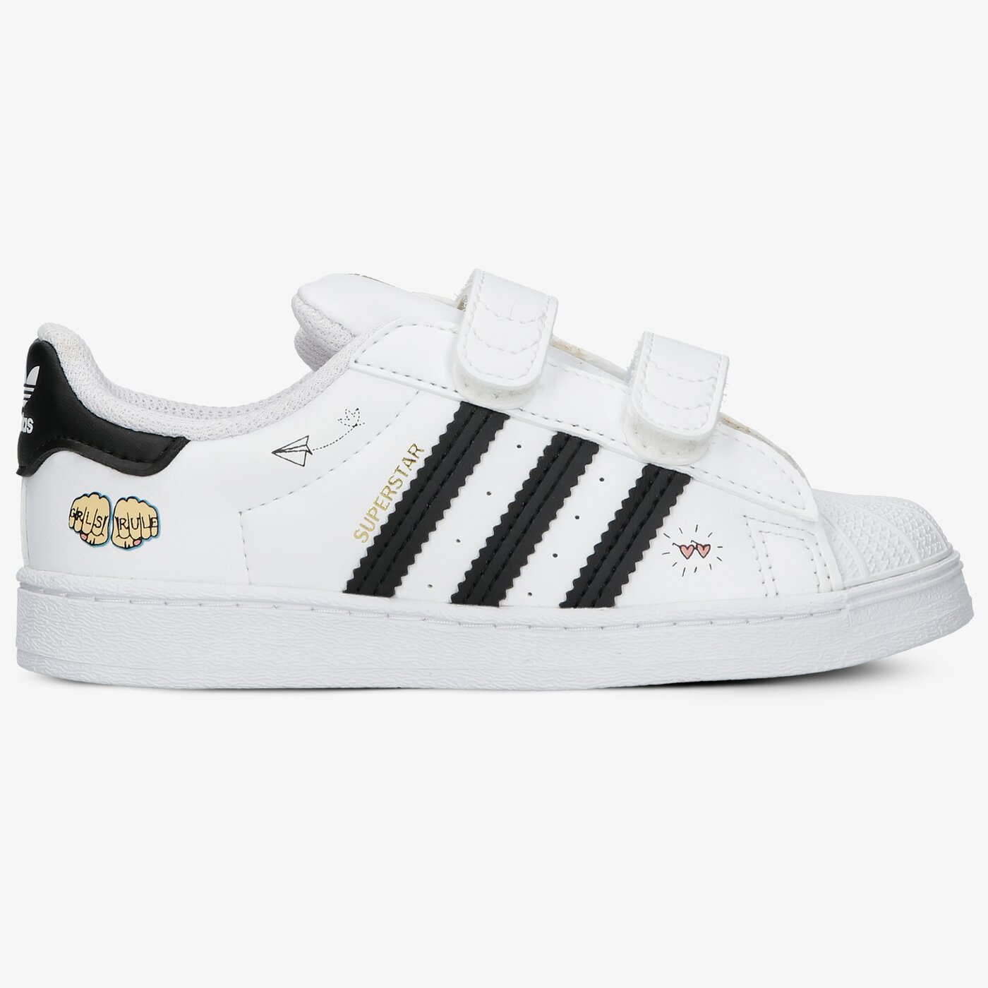 Детски маратонки ADIDAS SUPERSTAR CF I  fz0619 цвят бял