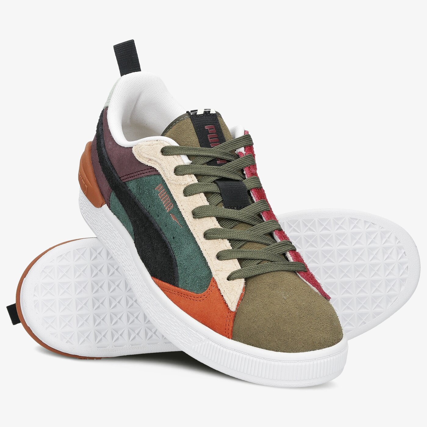 Мъжки маратонки PUMA SUEDE BLOC WTFORMSTRIPE 38118402 цвят многоцветен