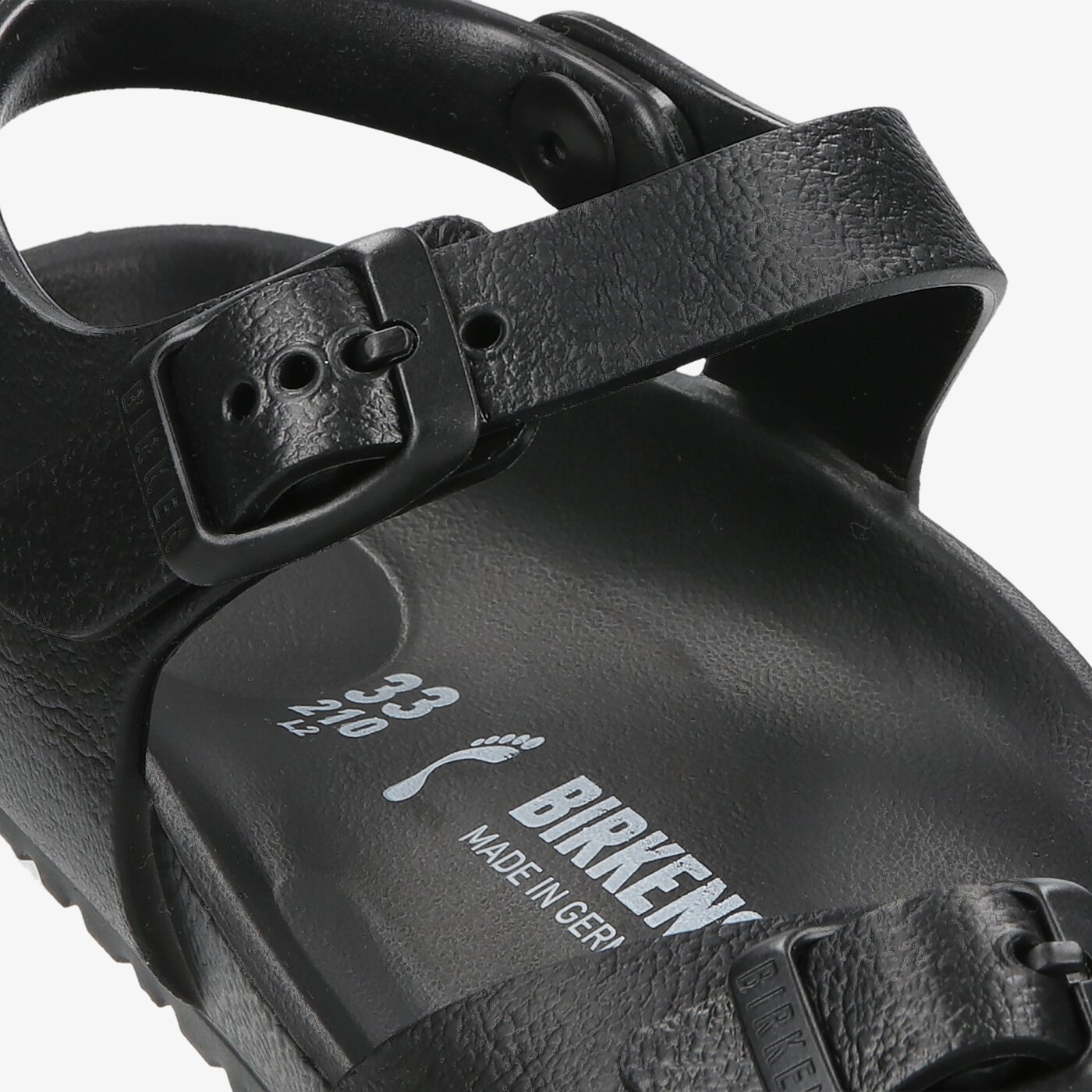 Детски чехли и сандали BIRKENSTOCK RIO EVA 126113 цвят черен