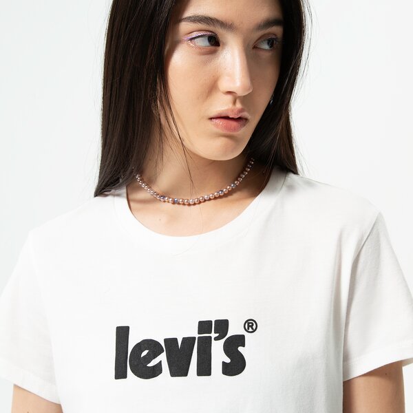 Дамска тениска LEVI'S ТЕНИСКА GRAPHIC TEES 17369-1755 цвят бял