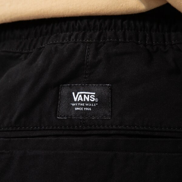 Мъжки панталони VANS ПАНТАЛОНИ RANGE BAGGY TAPERED ELASTIC PANT vn00000dblk1 цвят черен