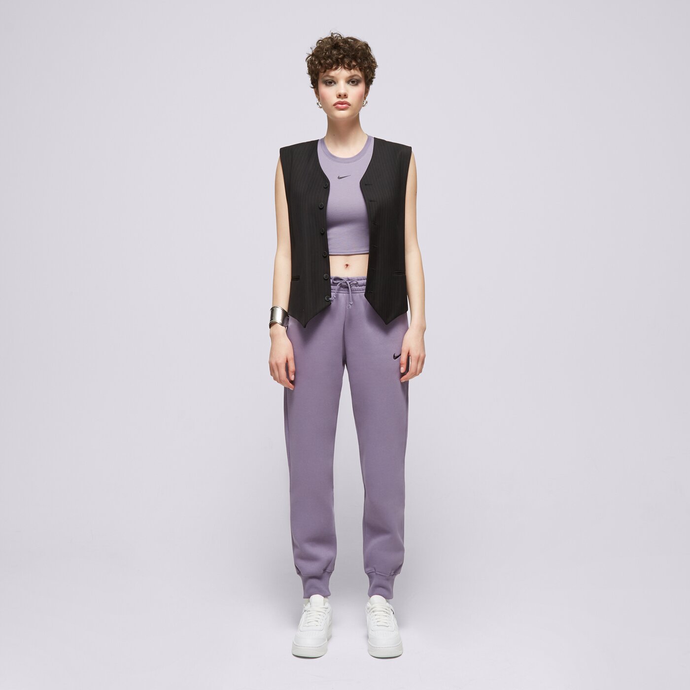 Дамски панталони NIKE ПАНТАЛОНИ W NSW PHNX FLC MR PANT STD fz7626-509 цвят виолетов