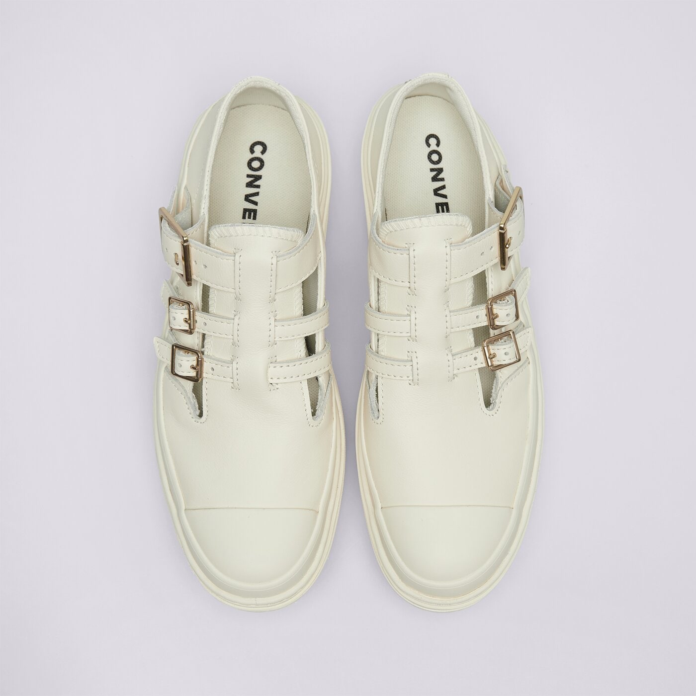 Дамски кежуал CONVERSE CHUCK TAYLOR ALL STAR LUGGED HEEL MJ a10617c цвят бял