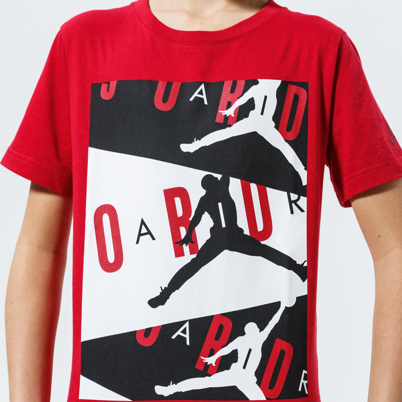 Детска тениска JORDAN ТЕНИСКА JORDAN AIR SS CREW 957299-r78 цвят бордо