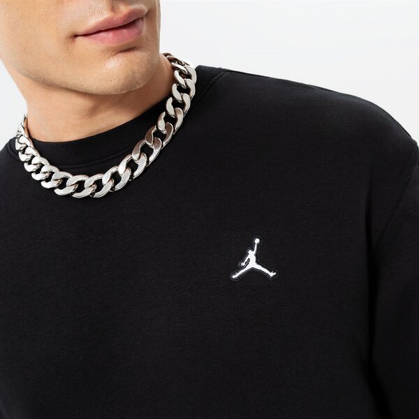 Мъжки суичър JORDAN СУИТЧЪР M J ESS FLC CREW dq7520-010 цвят черен