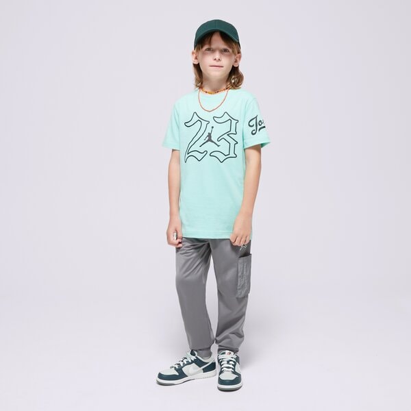 Детска тениска JORDAN ТЕНИСКА JDB MVP JUMPMAN 23 SS TEE BOY 95d154-e8g цвят тюркоазен