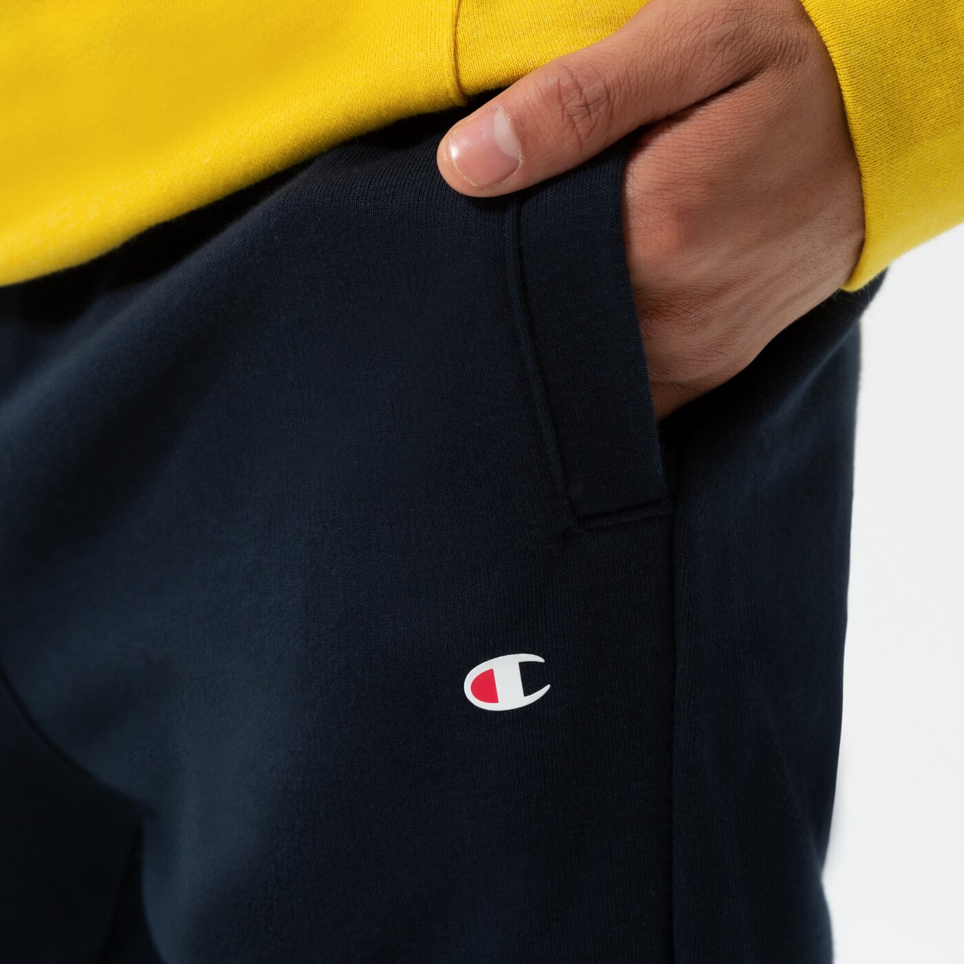 Мъжки панталони CHAMPION ПАНТАЛОНИ RIB CUFF PANTS 217426bs501 цвят тъмносин