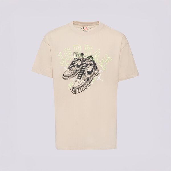 Детска тениска JORDAN ТЕНИСКА JDG JORDAN AJ1 ROOKIE SS TEE GIRL 45f262-x5c цвят бежов