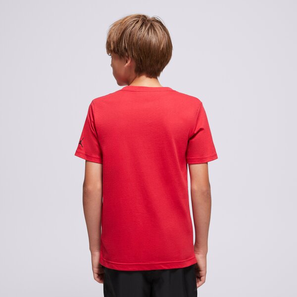 Детска тениска JORDAN ТЕНИСКА JDB MJ WORDMARK EMB CREW BOY 95d634-r78 цвят червен