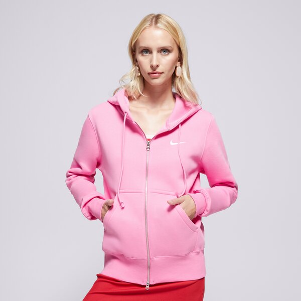 Дамски суичър NIKE СУИТЧЪР СЪС ЗАКОПЧАВАНЕ С КАЧУЛКА W NSW PHNX FLC STD FZ hj0995-675 цвят розов