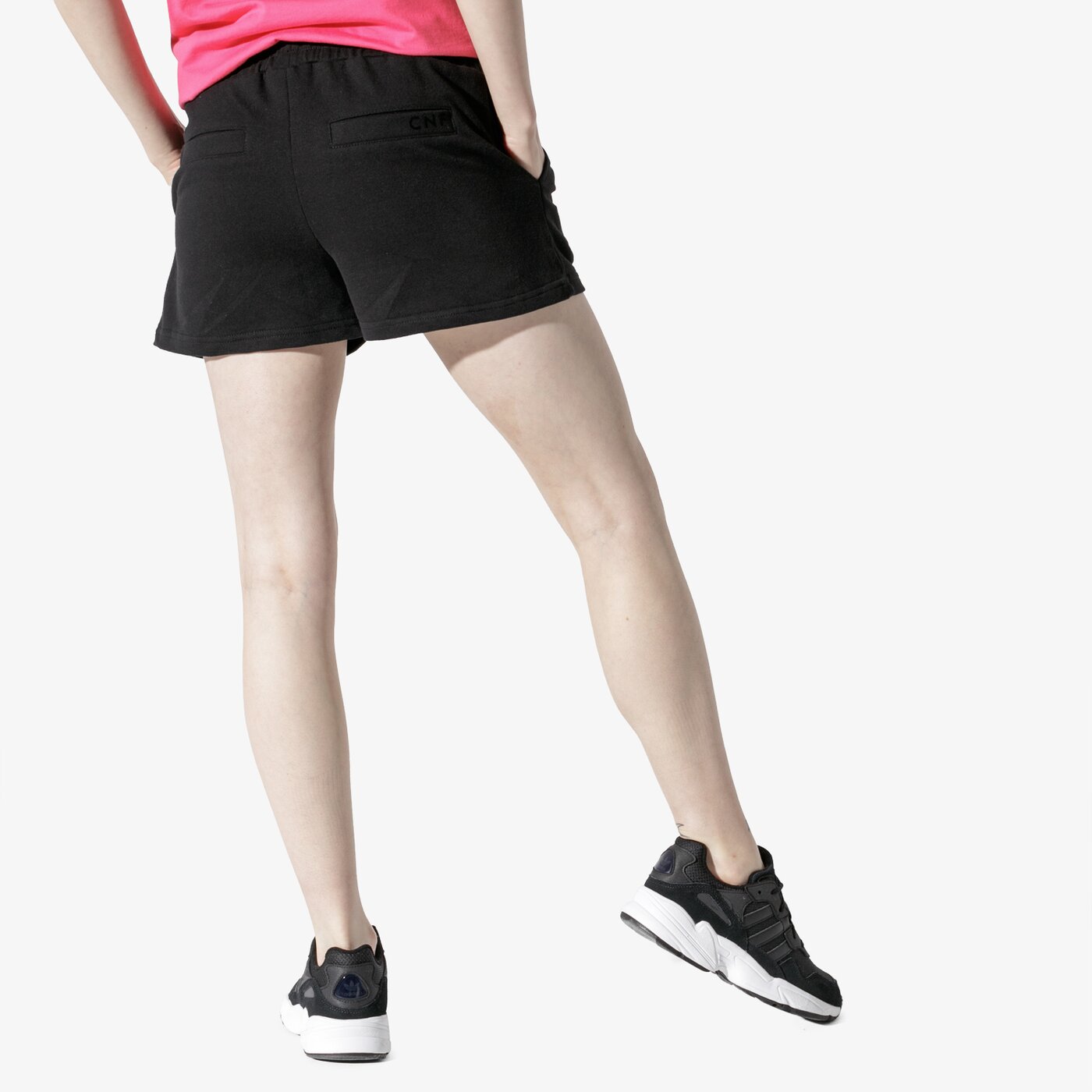 Дамски къси панталони CONFRONT ШОРТИ LILLY cf19szd05002 цвят черен