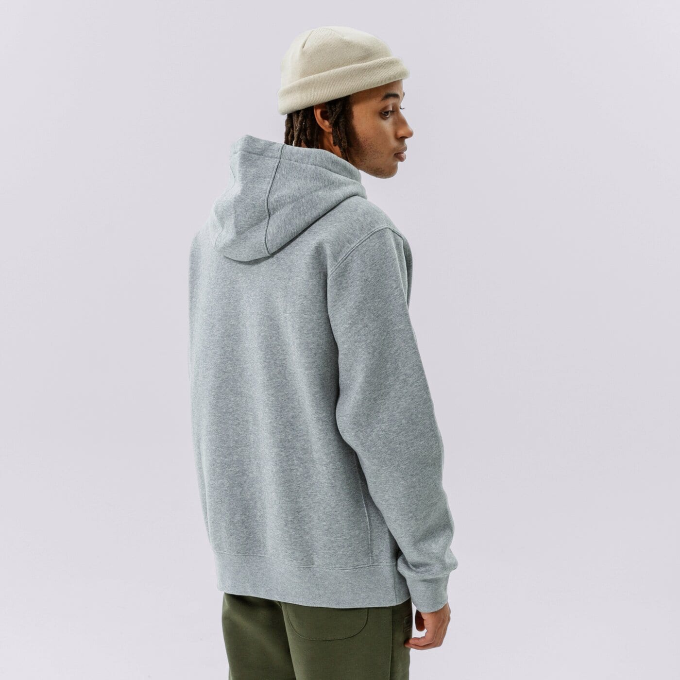 Мъжки суичър NIKE СУИТЧЪР С КАЧУЛКА SPORTSWEAR CLUB FLEECE bv2654-063 цвят сив