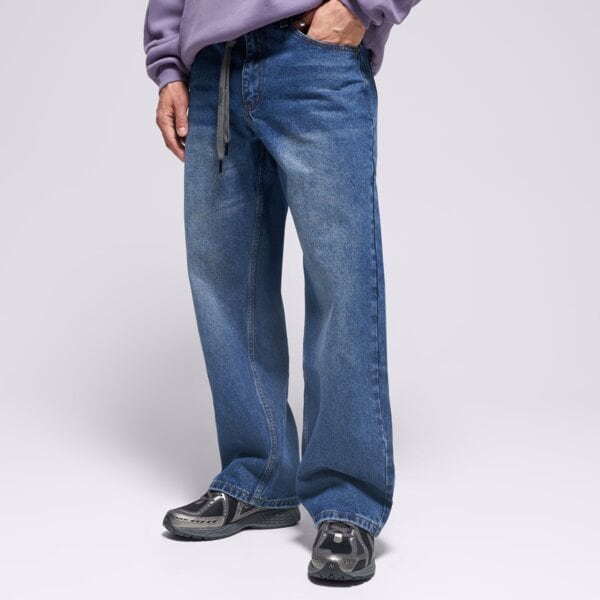 Мъжки панталони PROSTO ДЪНКОВИ ПАНТАЛОНИ BAGGY TARMAC BLUE kl252mpan3012 цвят син