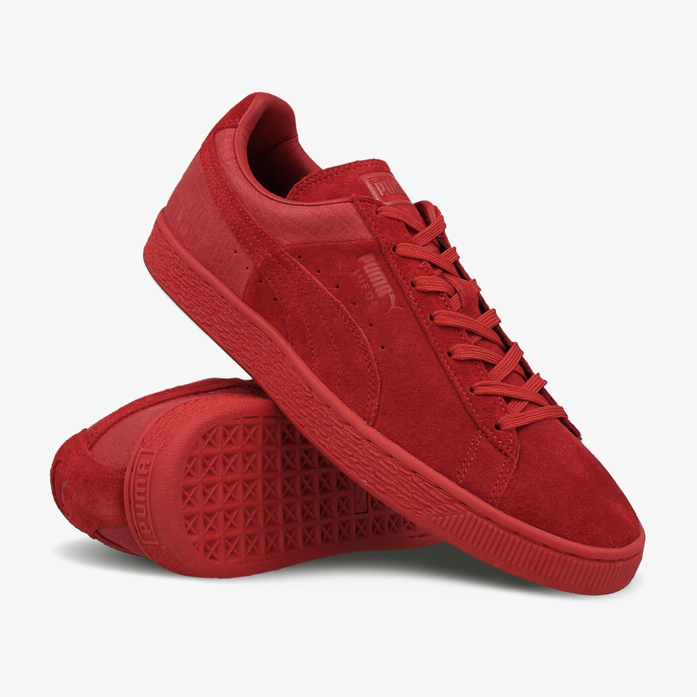 Мъжки маратонки PUMA SUEDE CLASSIC CASUAL EMBOSS 36137203 цвят червен
