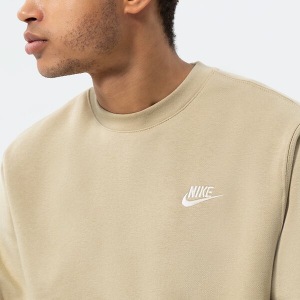 Мъжки суичър NIKE СУИТЧЪР NIKE SPORTSWEAR CLUB FLEECE bv2662-250 цвят бежов
