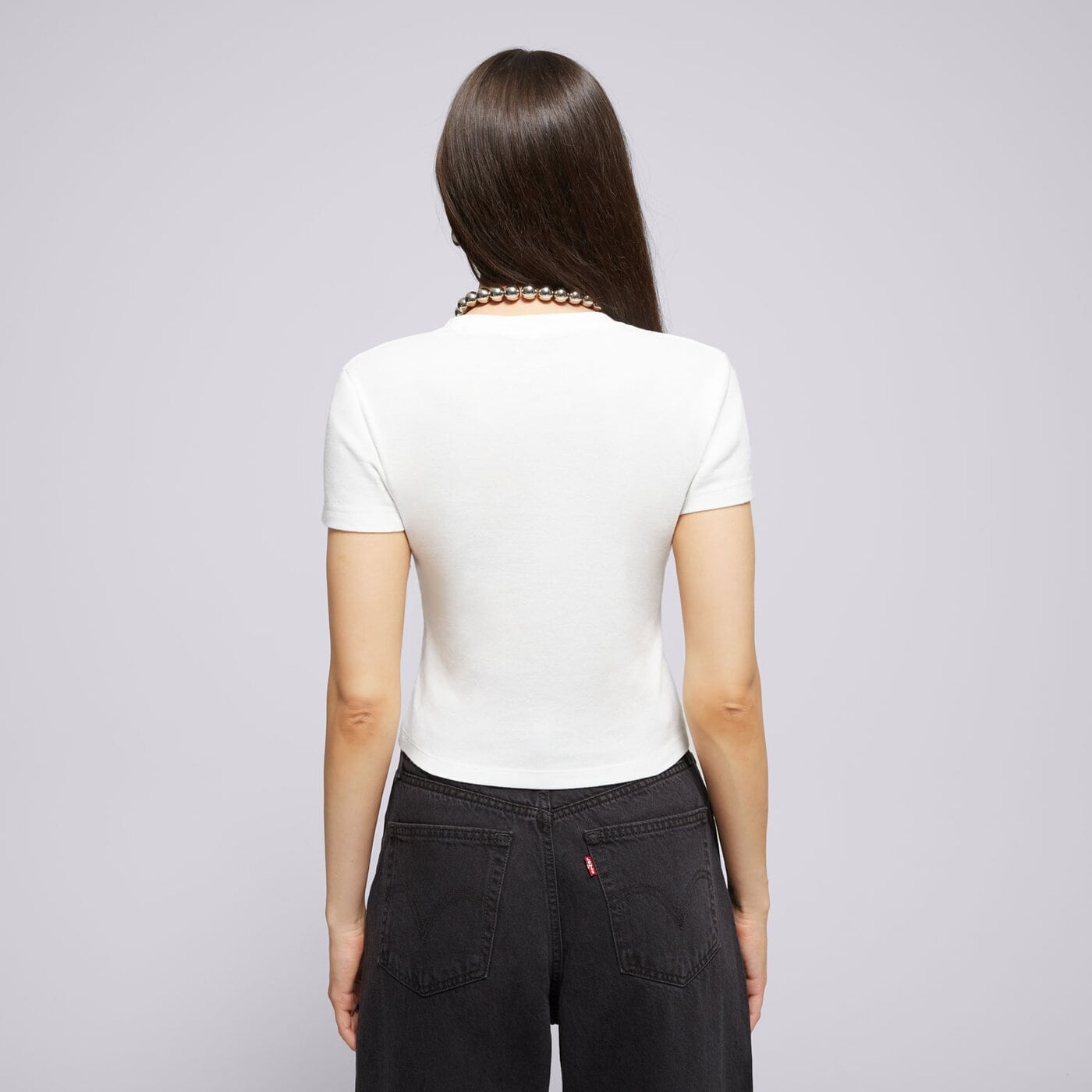 Дамска тениска LEVI'S ТЕНИСКА GR ESSENTIAL SPORTY TEE a8798-0043 цвят бял