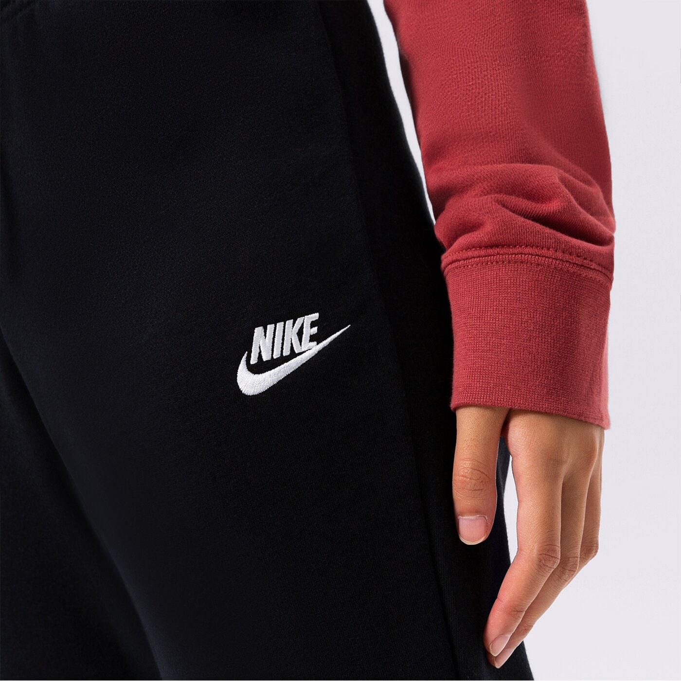 Дамски панталони NIKE ПАНТАЛОНИ W NSW CLUB FLC MR PANT TIGHT dq5174-010 цвят черен
