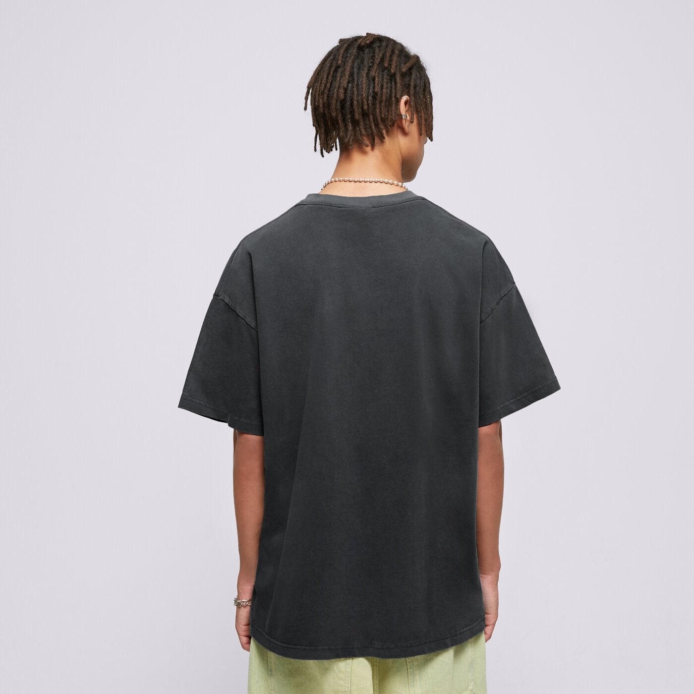 Мъжка тениска PROSTO  ТЕНИСКА BLAC WASHED BLACK kl241mtee1231 цвят черен