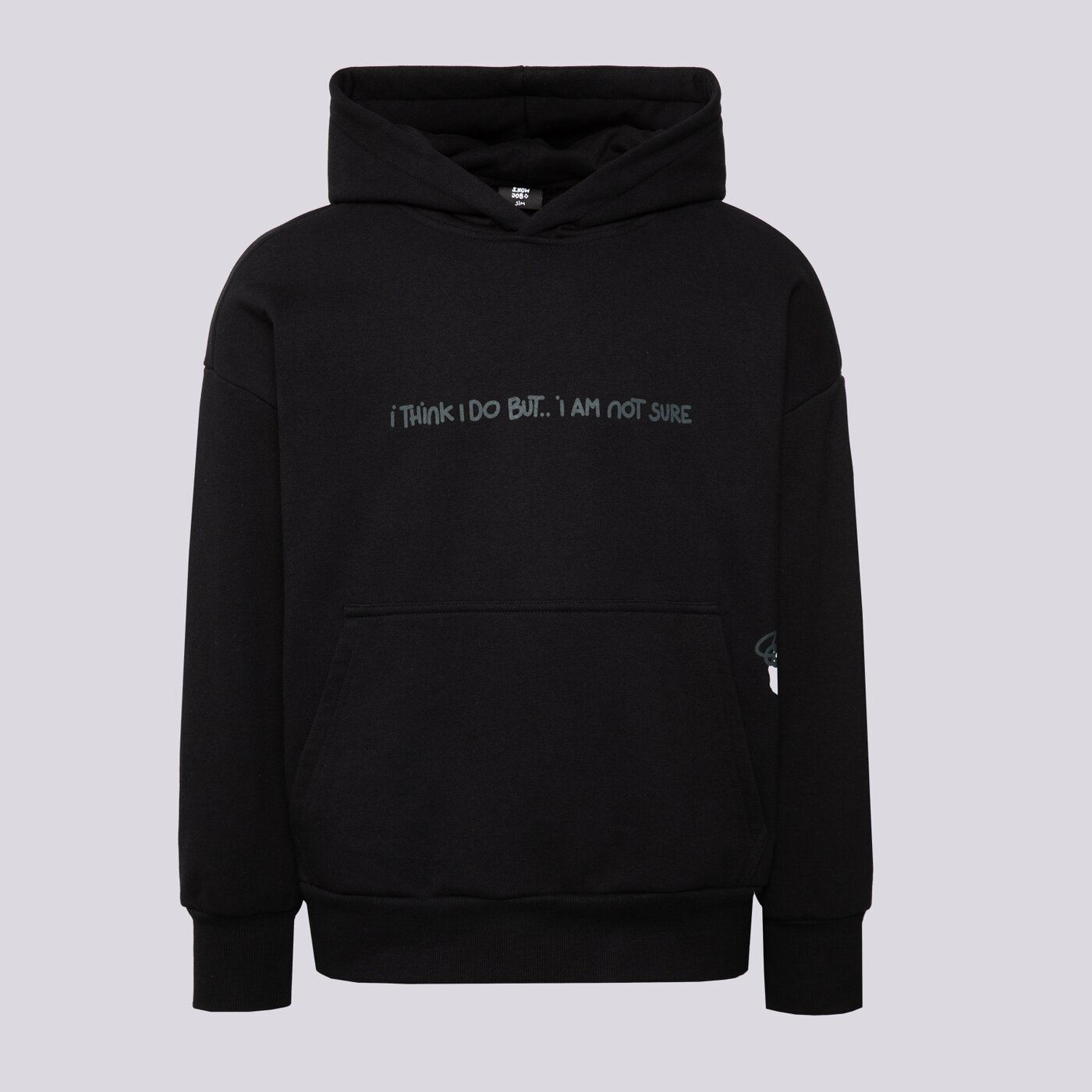 Мъжки суичър S.NOW JOB SIZEER HOODIE “I THINK I DO” BLACK si123blu50002 цвят черен