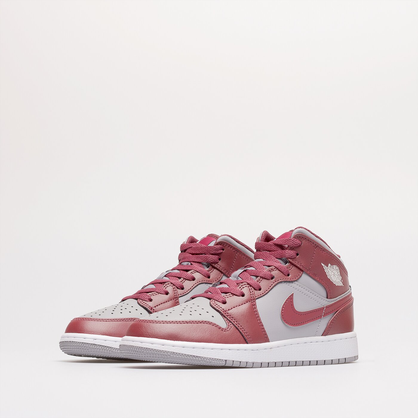 Детски маратонки AIR JORDAN 1 MID BG dq8423-615 цвят бордо