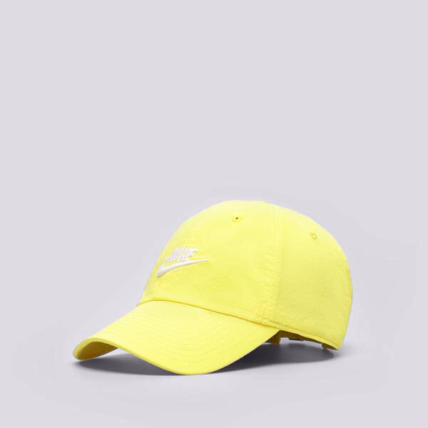 Дамска шапка с козирка NIKE ШАПКА HERITAGE86 FUTURA WASHED 913011-732 цвят жълт