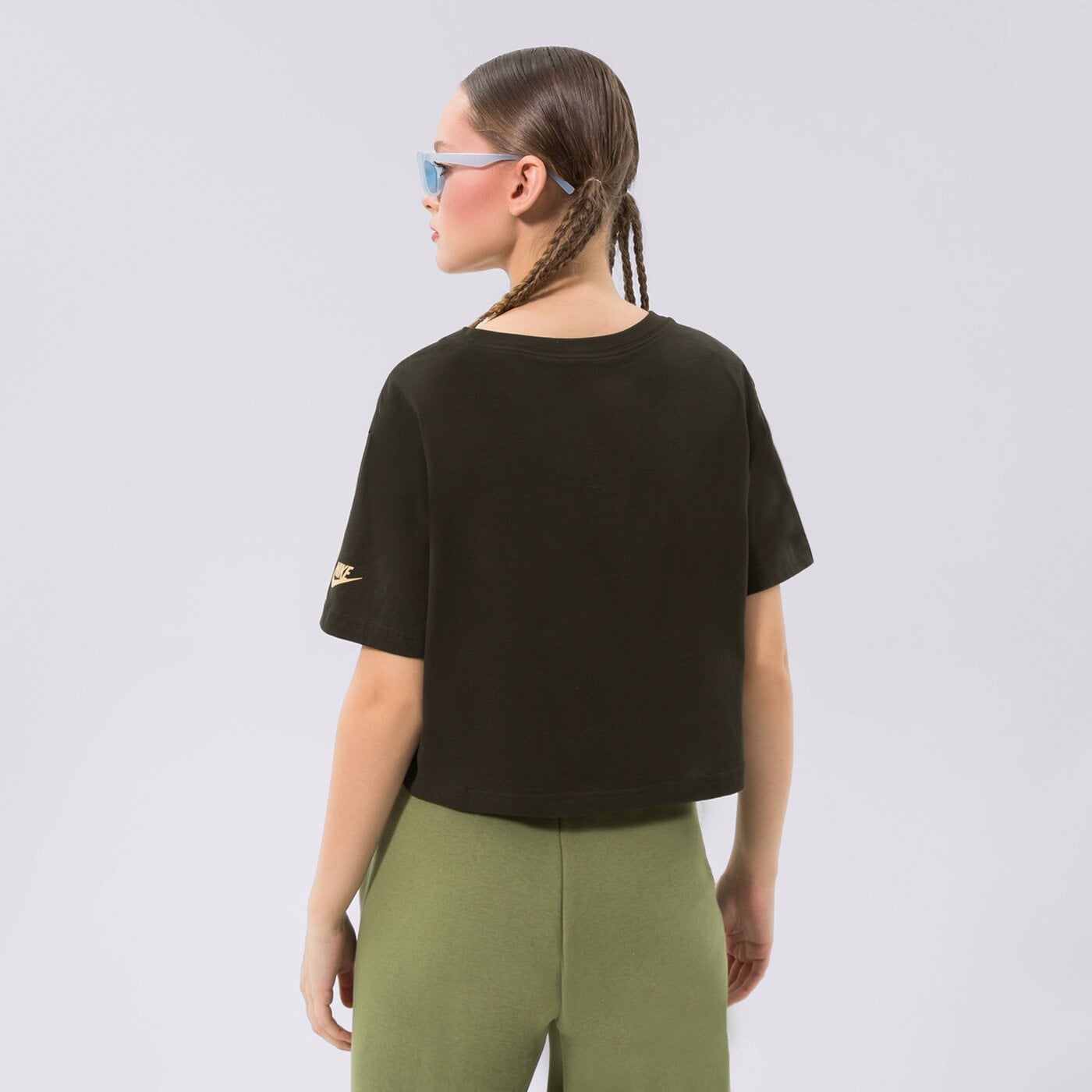 Дамска тениска NIKE  ТЕНИСКА SPORTSWEAR CROP dq3309-355 цвят черен