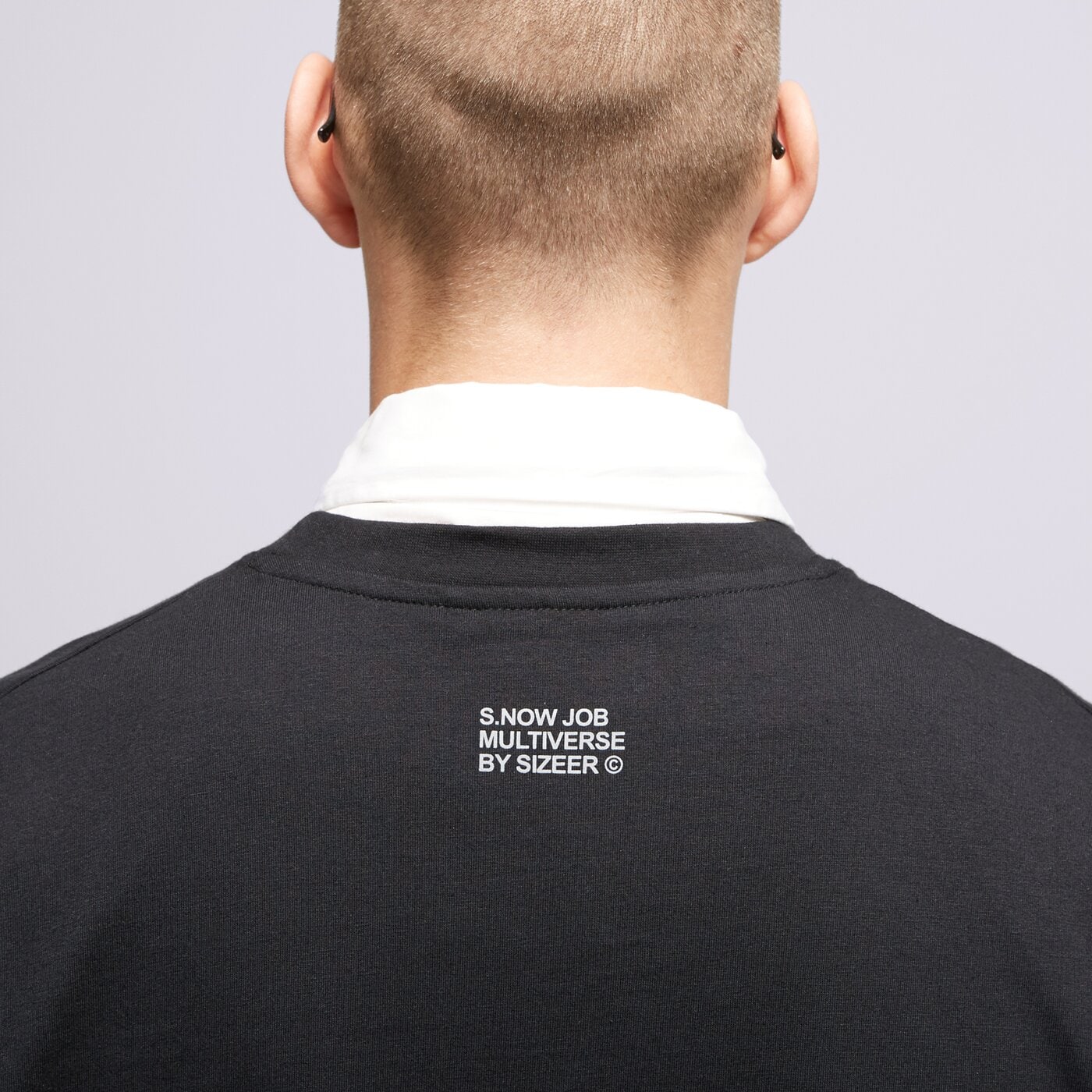 Мъжка тениска S.NOW JOB SIZEER ТЕНИСКА “WHO MADE WHO” BLACK si123tsu50002 цвят черен