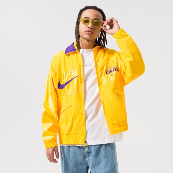 Мъжко преходно яке NIKE ЯКЕ ПРЕХОДЕН LAL M NK LTWT JKT CTS GX NBA dr9190-728 цвят жълт