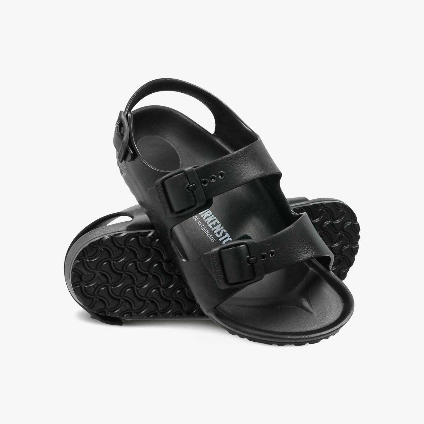 Детски чехли и сандали BIRKENSTOCK MILANO KIDS EVA 1009353 цвят черен