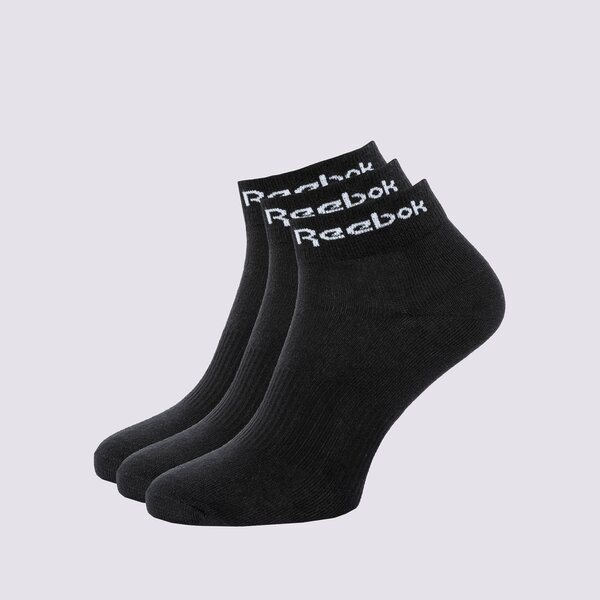 Дамски чорапи REEBOK ЧОРАПИ ACT CORE ANKLE SOCK 3P gh8166 цвят черен