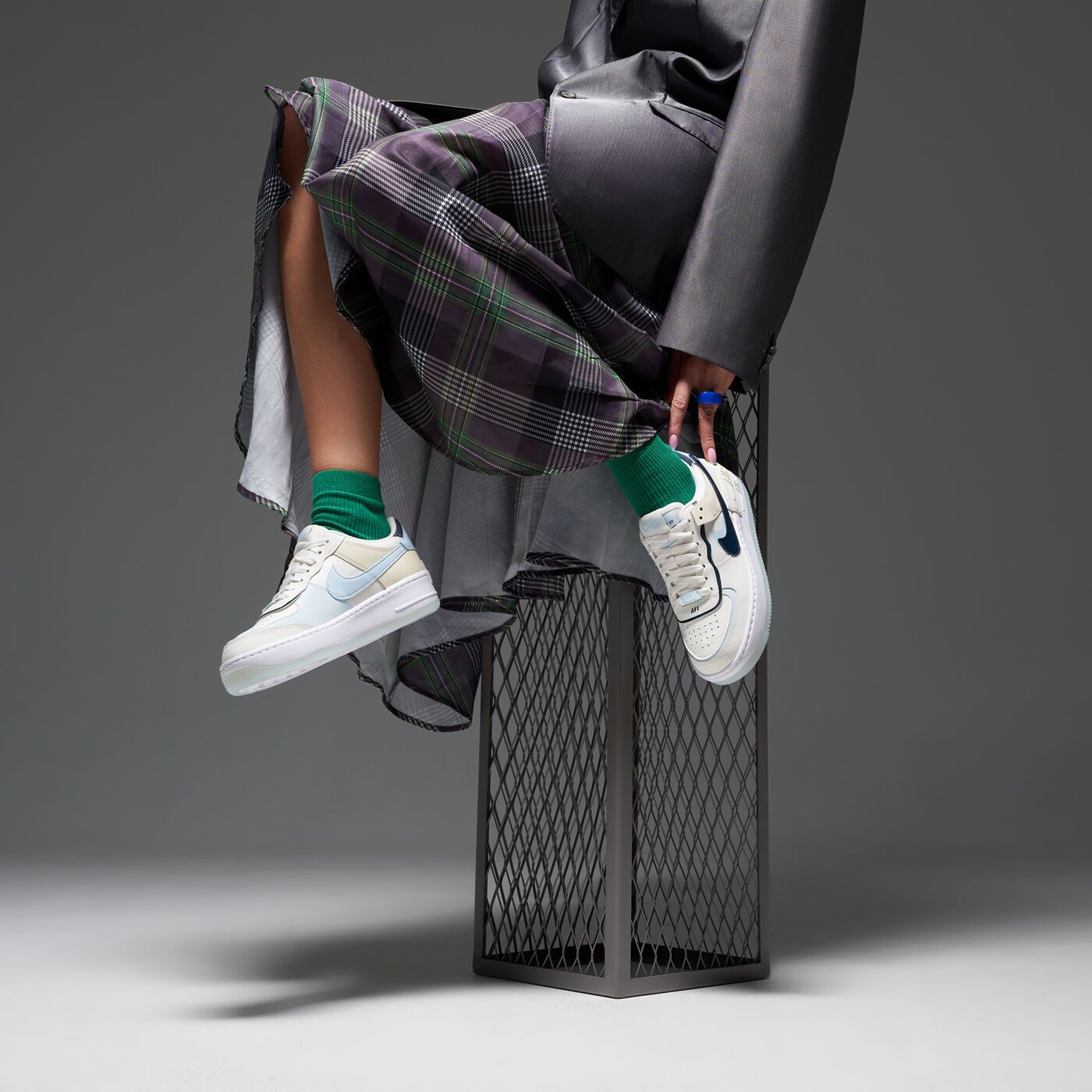 Дамски маратонки NIKE AIR FORCE 1 SHADOW dz1847-107 цвят многоцветен