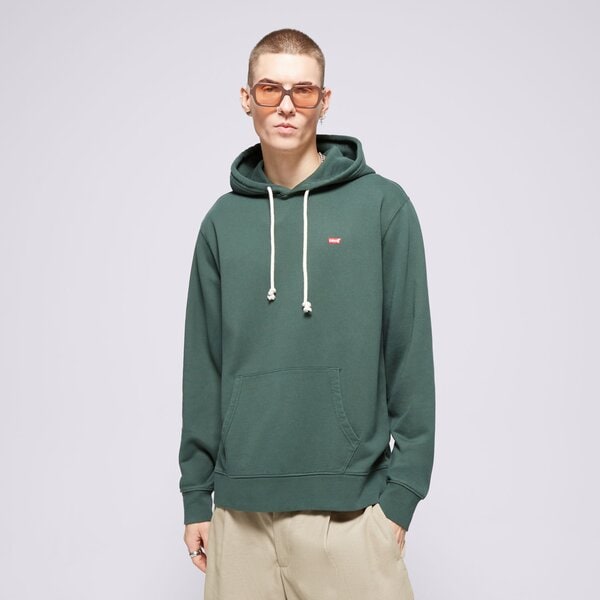 Мъжки суичър LEVI'S СУИТЧЪР С КАЧУЛКА THE ORIGINAL HM HOODIE GREENS 34581-0043 цвят зелен